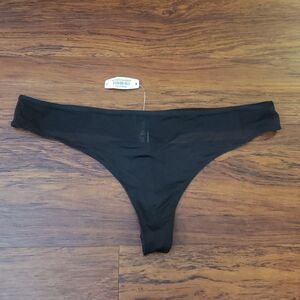 NWT Adore Me Black Womens Chic Feminine Sexy Classic Thong Bottoms Size XL